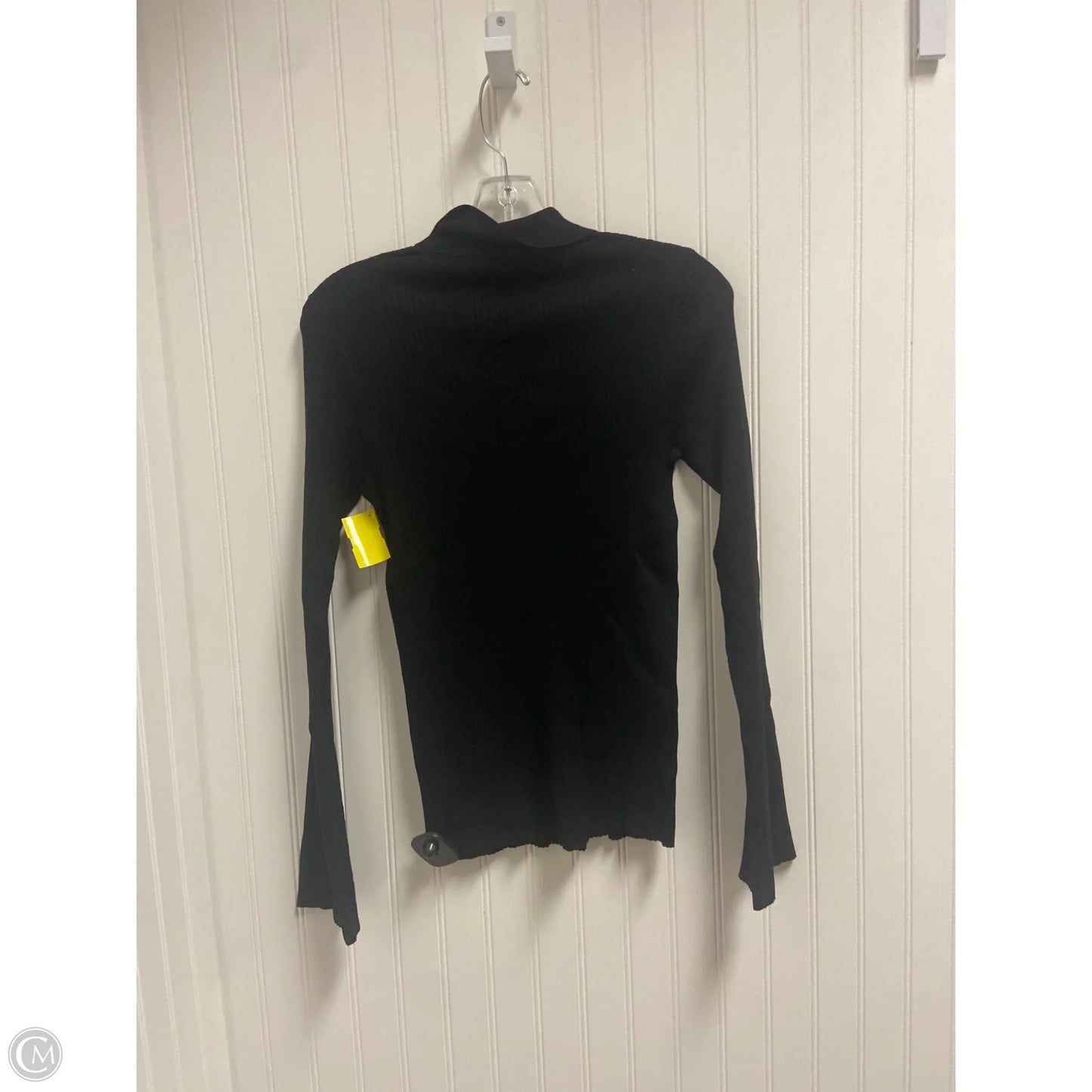 Top Long Sleeve By Loft In Black, Size: M