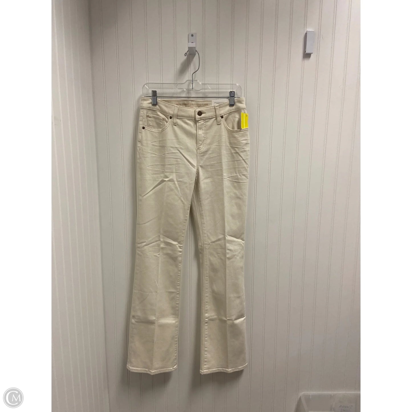 Jeans Flared By Chicos In Cream, Size: 4