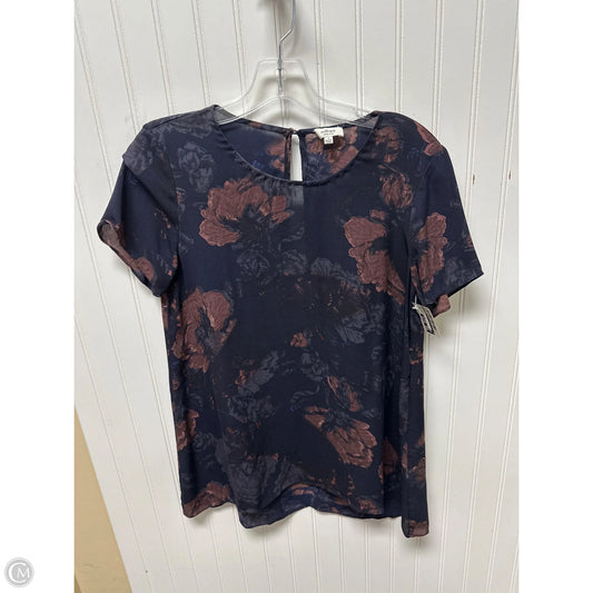 Top Short Sleeve By Wilfred In Blue & Red, Size: S