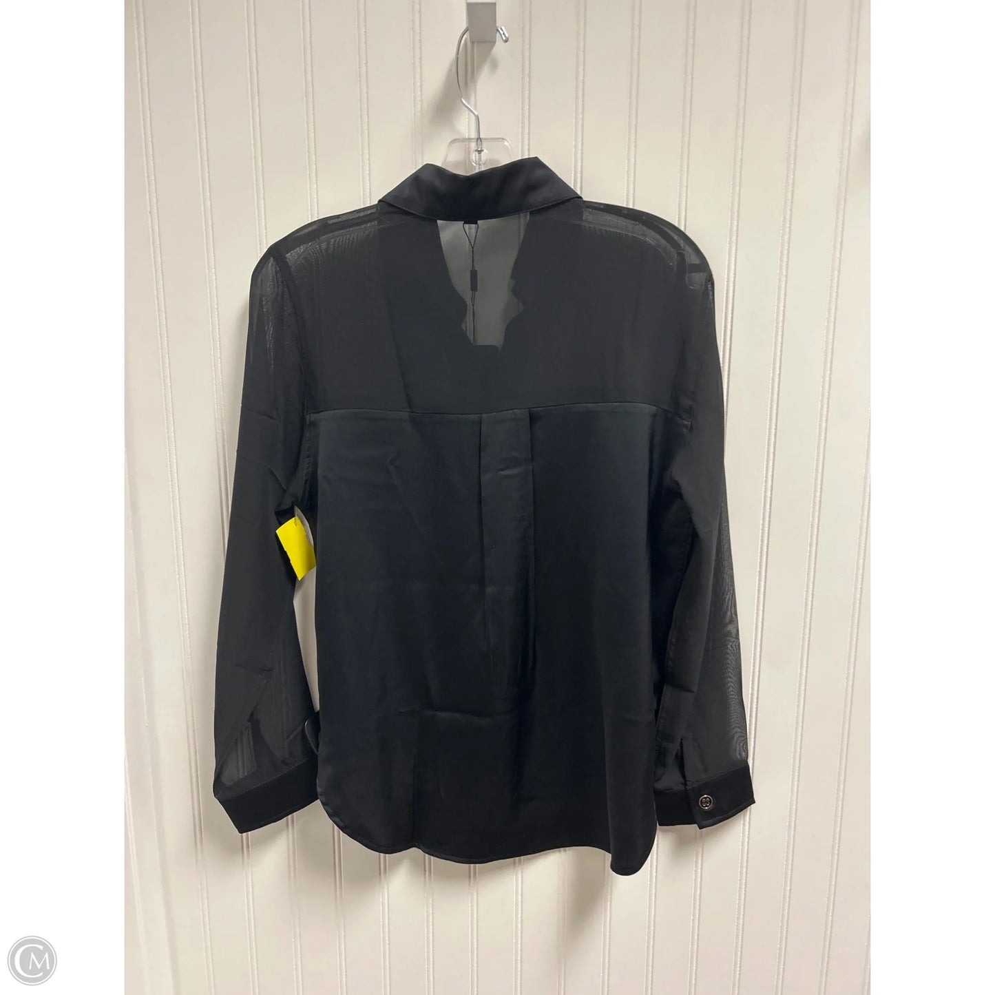 Top Long Sleeve By Express In Black, Size: Xs