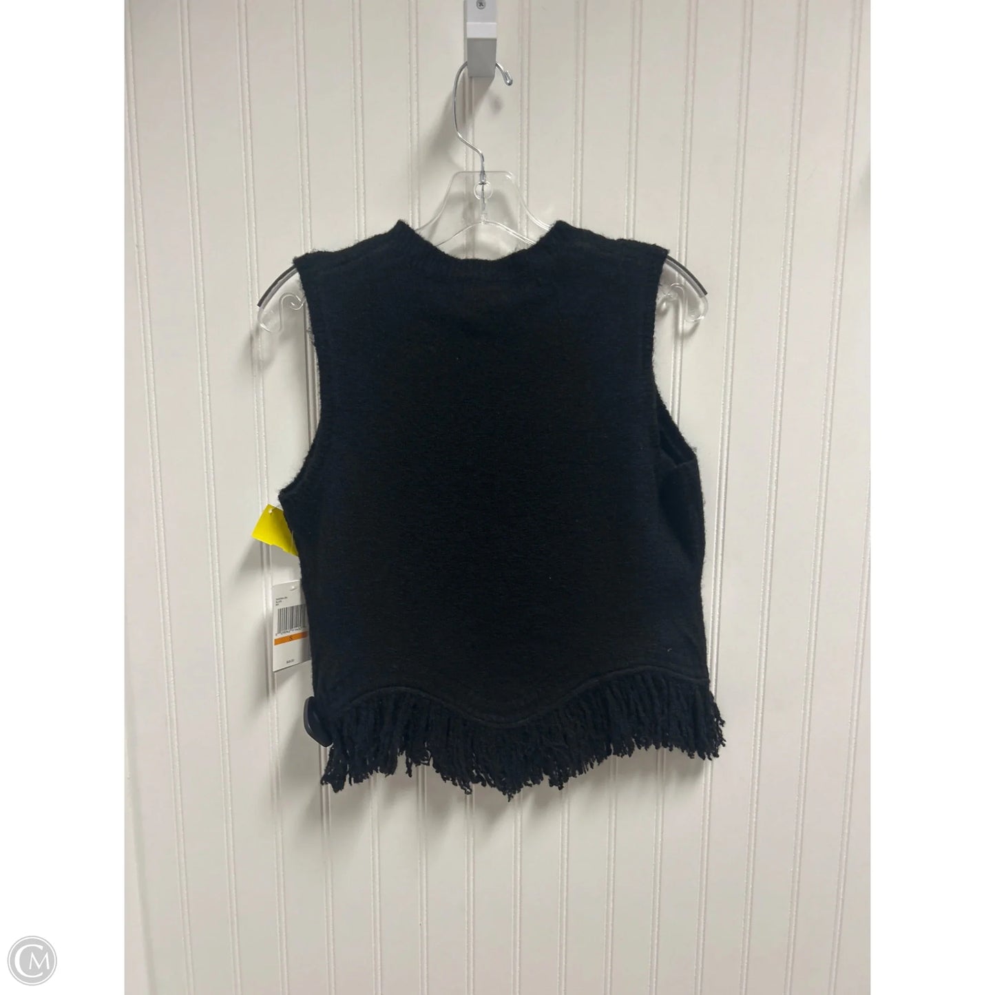 Vest Sweater By Jessica Simpson In Black, Size: S