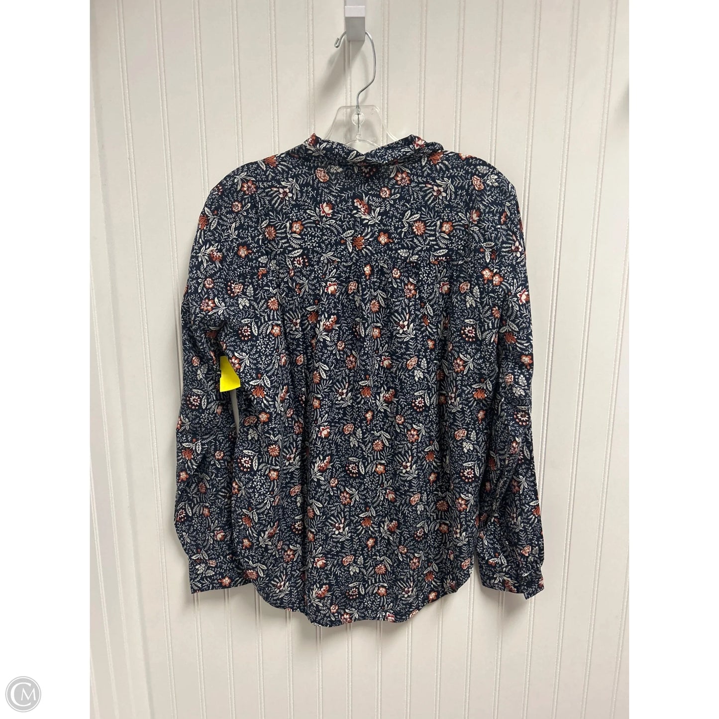 Top Long Sleeve By Loft In Blue, Size: S