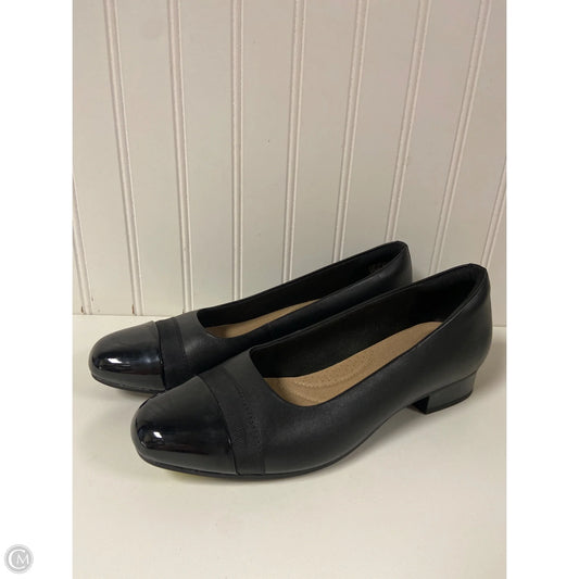 Shoes Heels Block By Clarks In Black, Size: 8.5