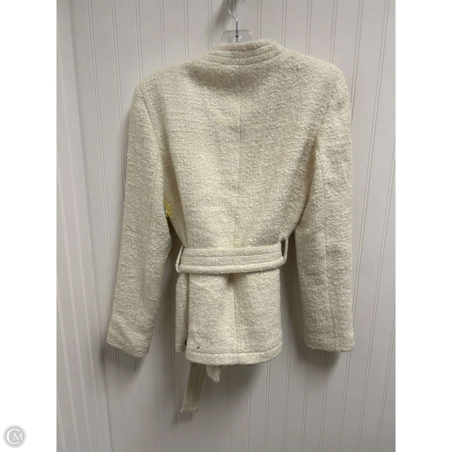 Blazer By Donna Karan In Cream, Size: M