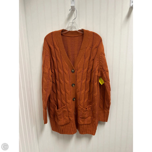 Sweater By Clothes Mentor In Orange, Size: 1x