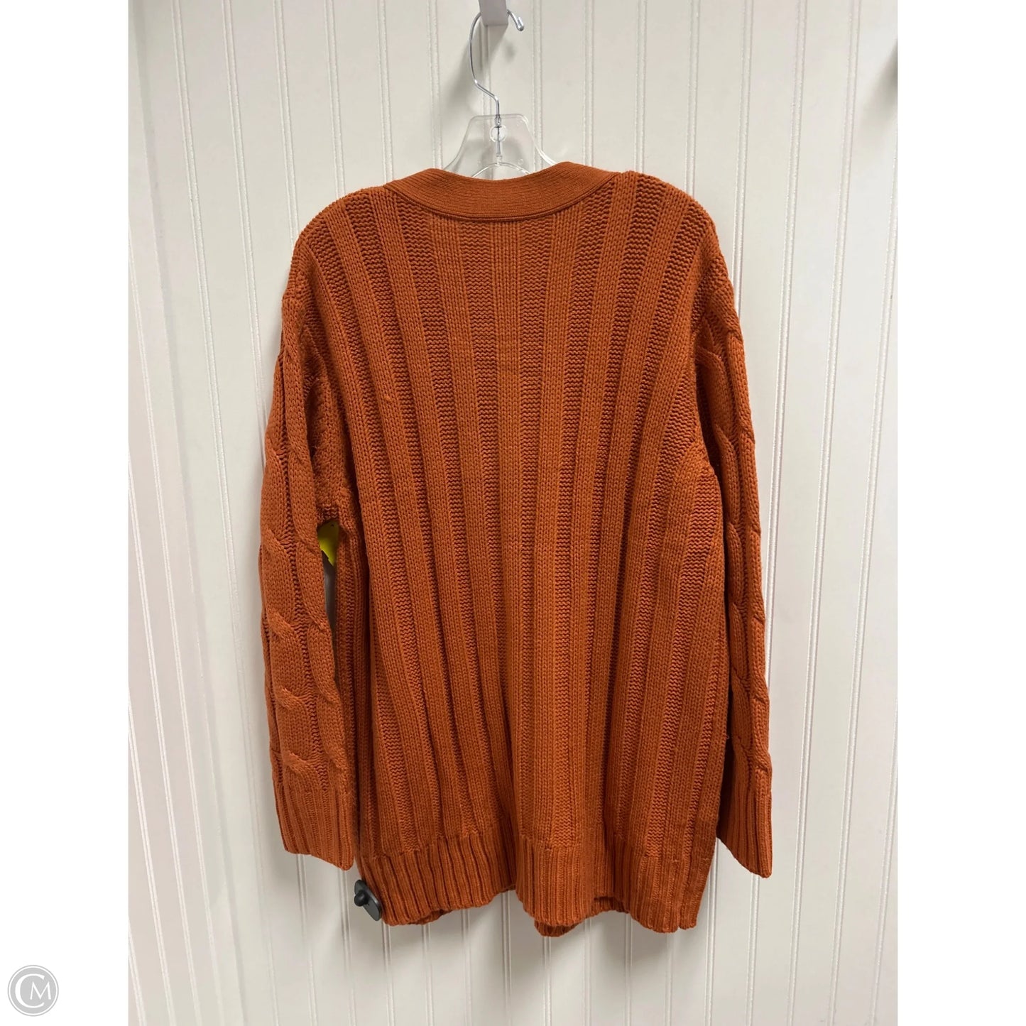 Sweater By Clothes Mentor In Orange, Size: 1x
