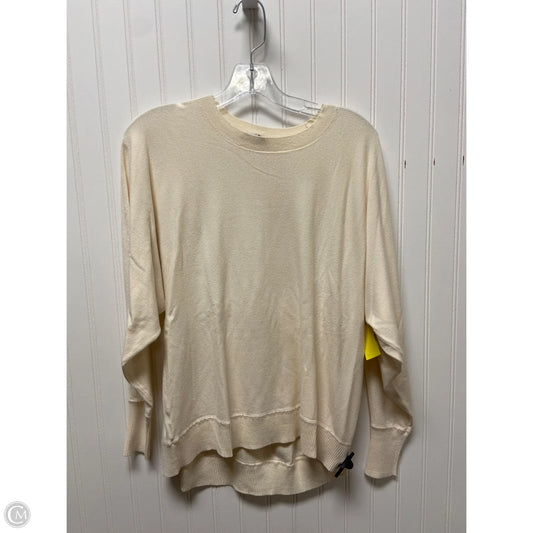 Sweater By Loft In Cream, Size: S