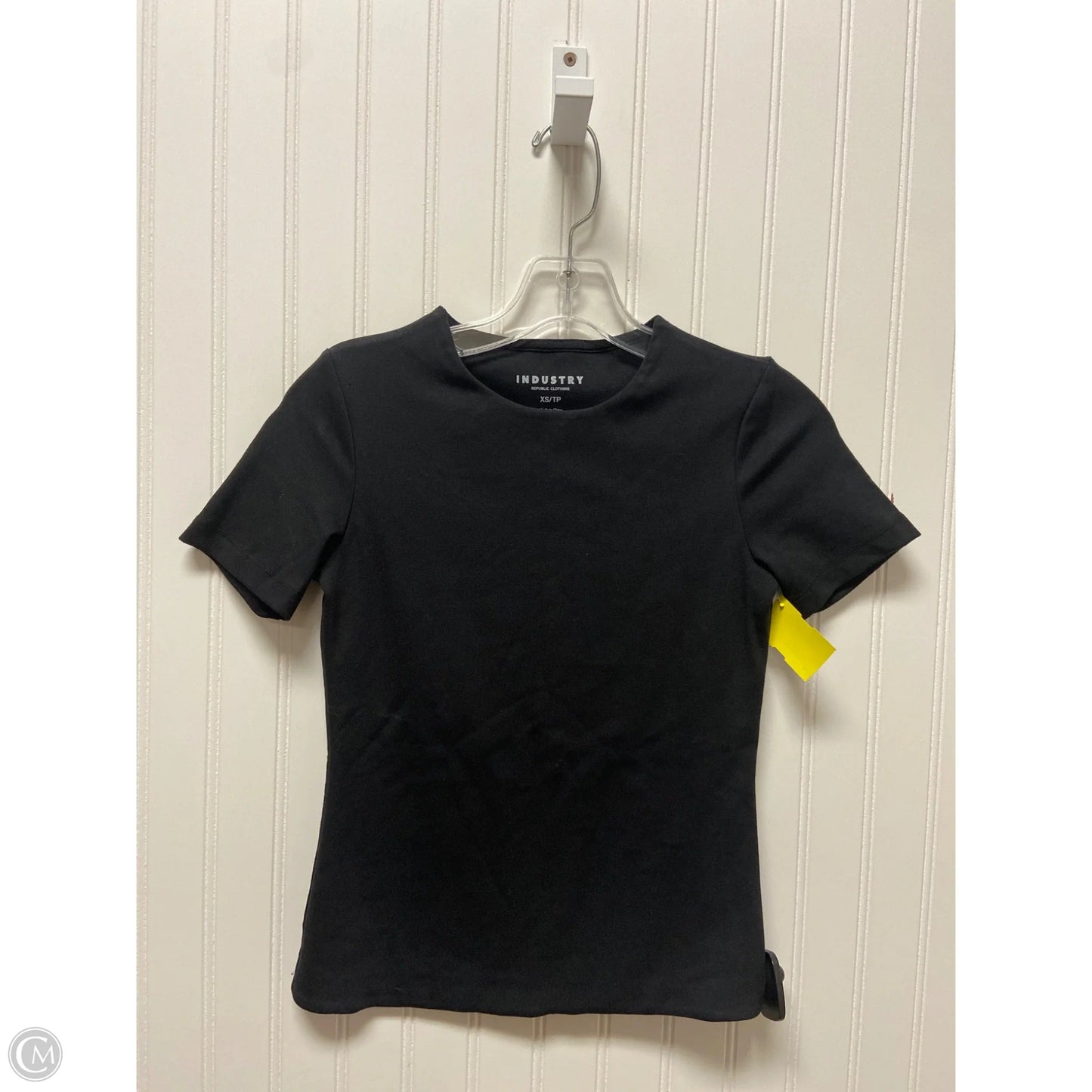 Top Short Sleeve Basic By Industry In Black, Size: Xs