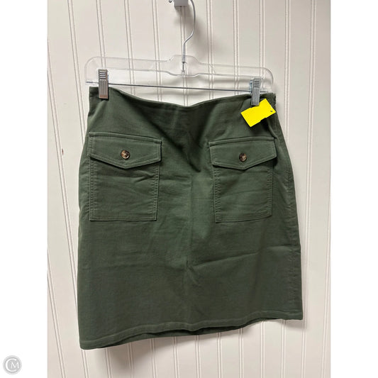 Skirt Midi By Loft In Green, Size: 4