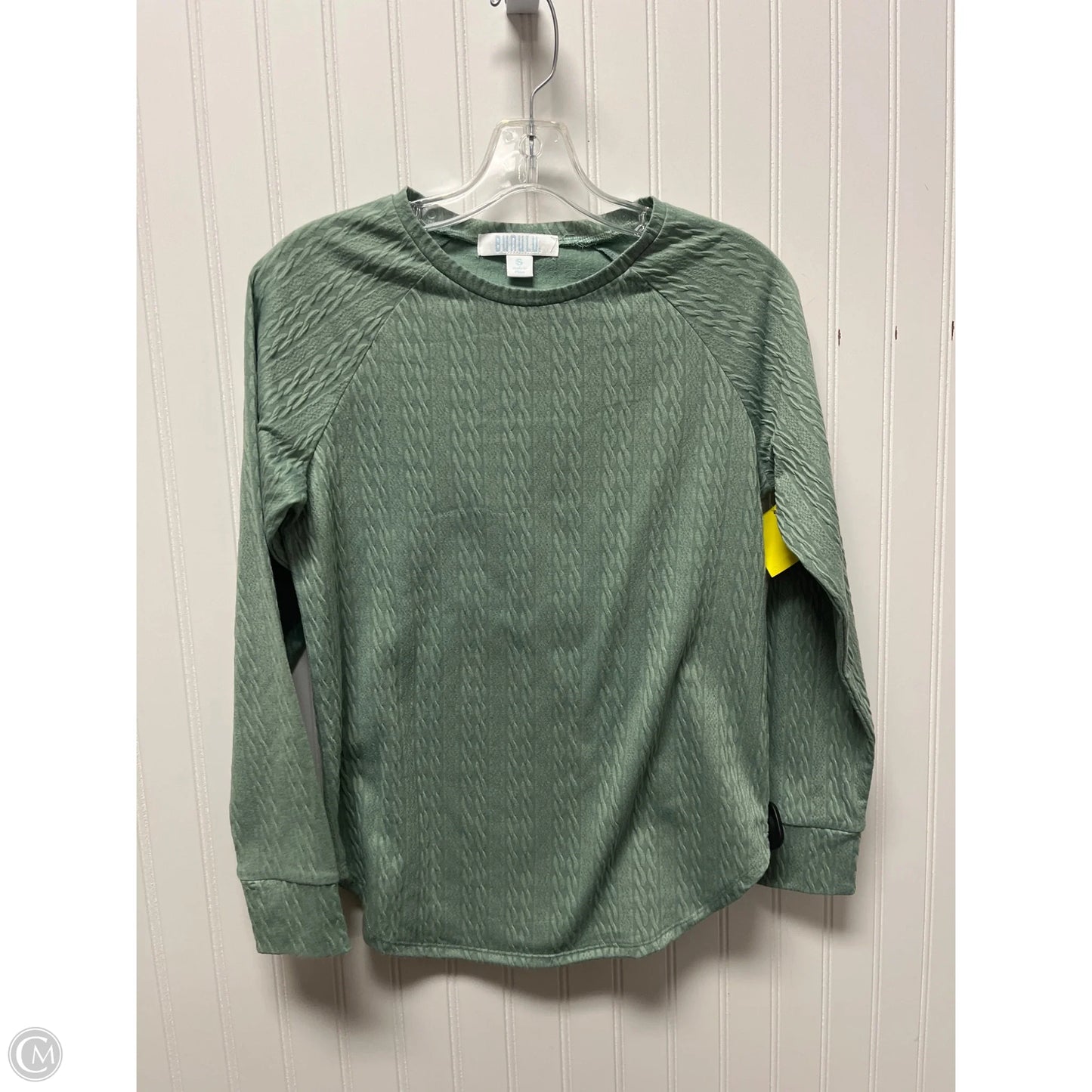Top Long Sleeve By Clothes Mentor In Green, Size: S