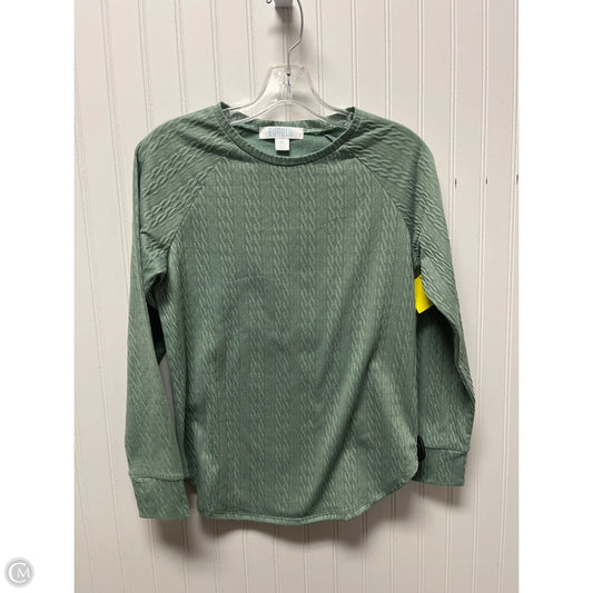 Top Long Sleeve By Clothes Mentor In Green, Size: S