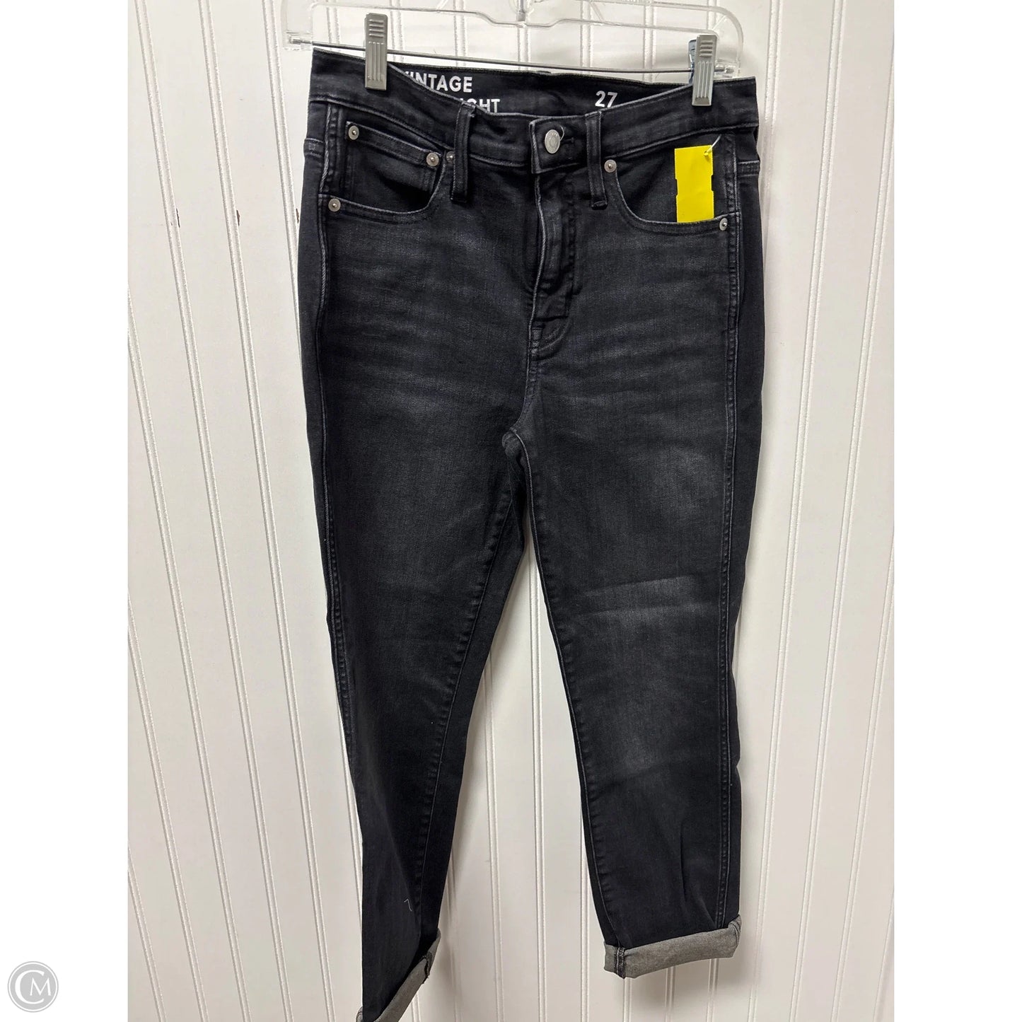 Jeans Skinny By J. Crew In Black Denim, Size: 4
