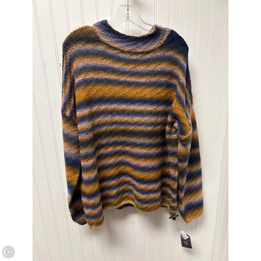 Sweater By Democracy In Blue & Brown, Size: Xl