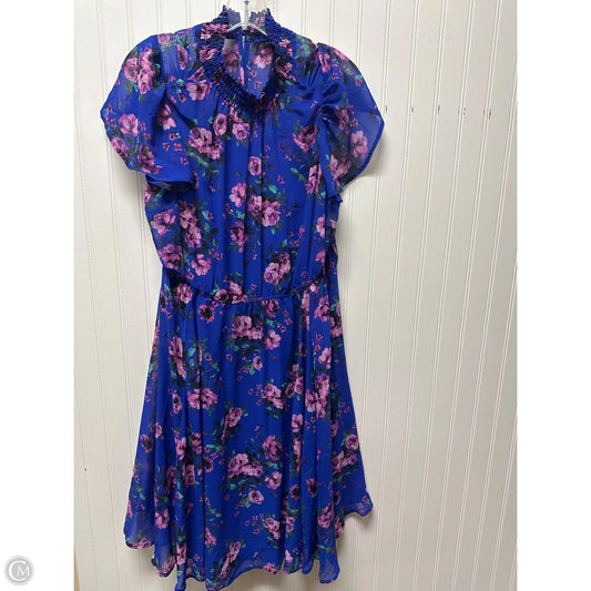 Dress Casual Midi By Torrid In Blue, Size: 1x