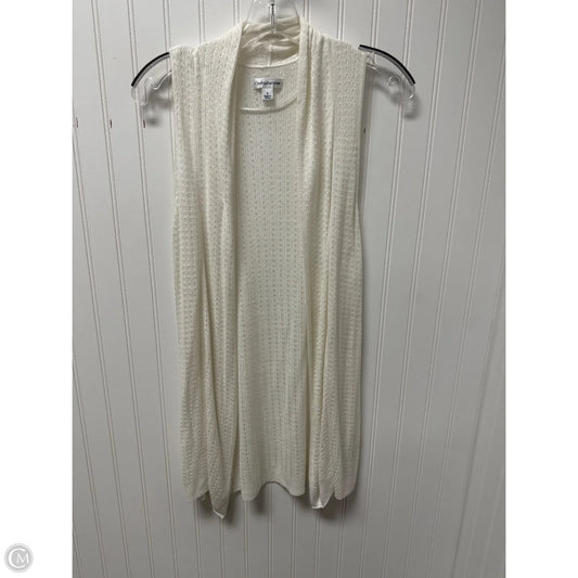 Cardigan By Croft And Barrow In Ivory, Size: S