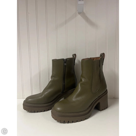 Boots Ankle Heels By Sam And Libby In Green, Size: 7.5