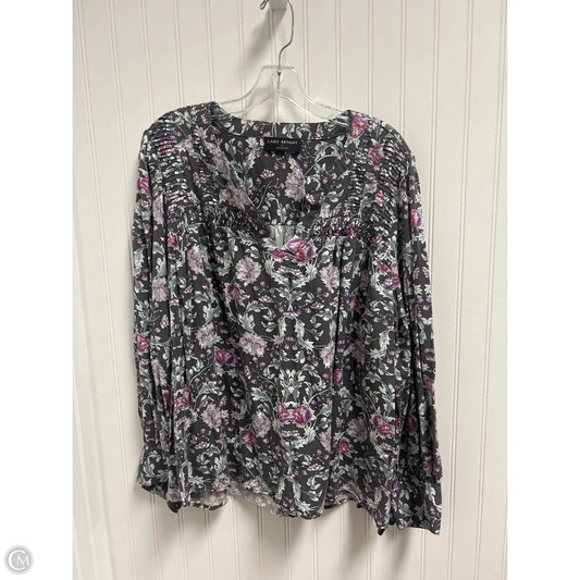 Top Long Sleeve By Lane Bryant In Grey, Size: 2x