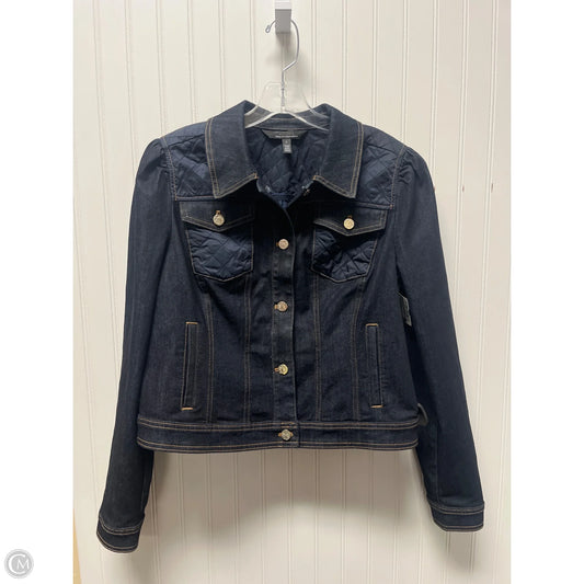 Jacket Denim By White House Black Market In Blue Denim, Size: L