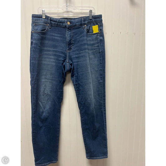 Jeans Straight By White House Black Market In Blue Denim, Size: 14