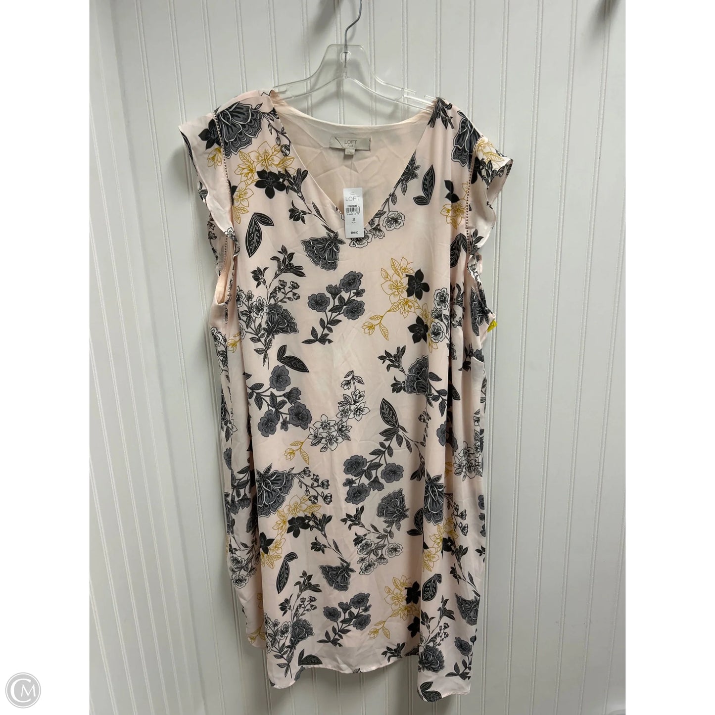 Dress Casual Short By Loft In Pink, Size: 4x