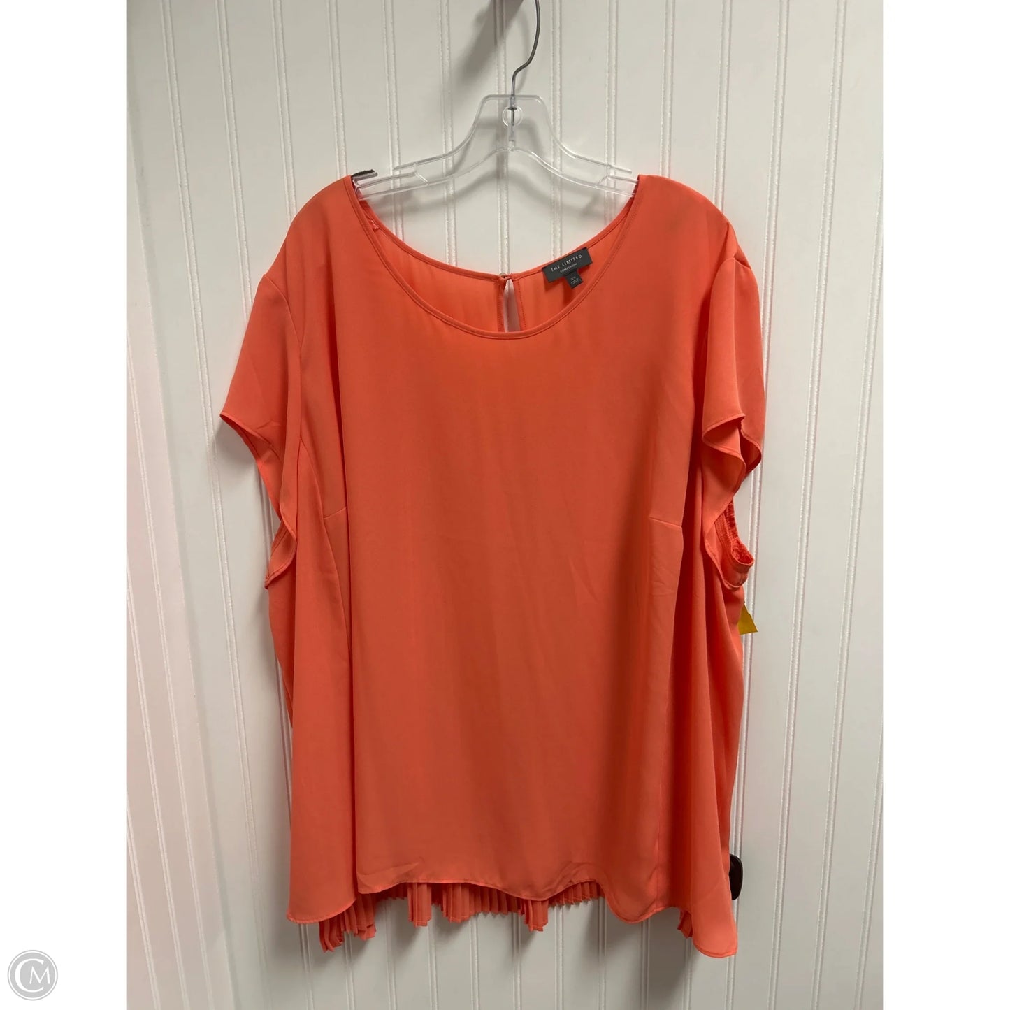 Top Sleeveless By Clothes Mentor In Orange, Size: 3x