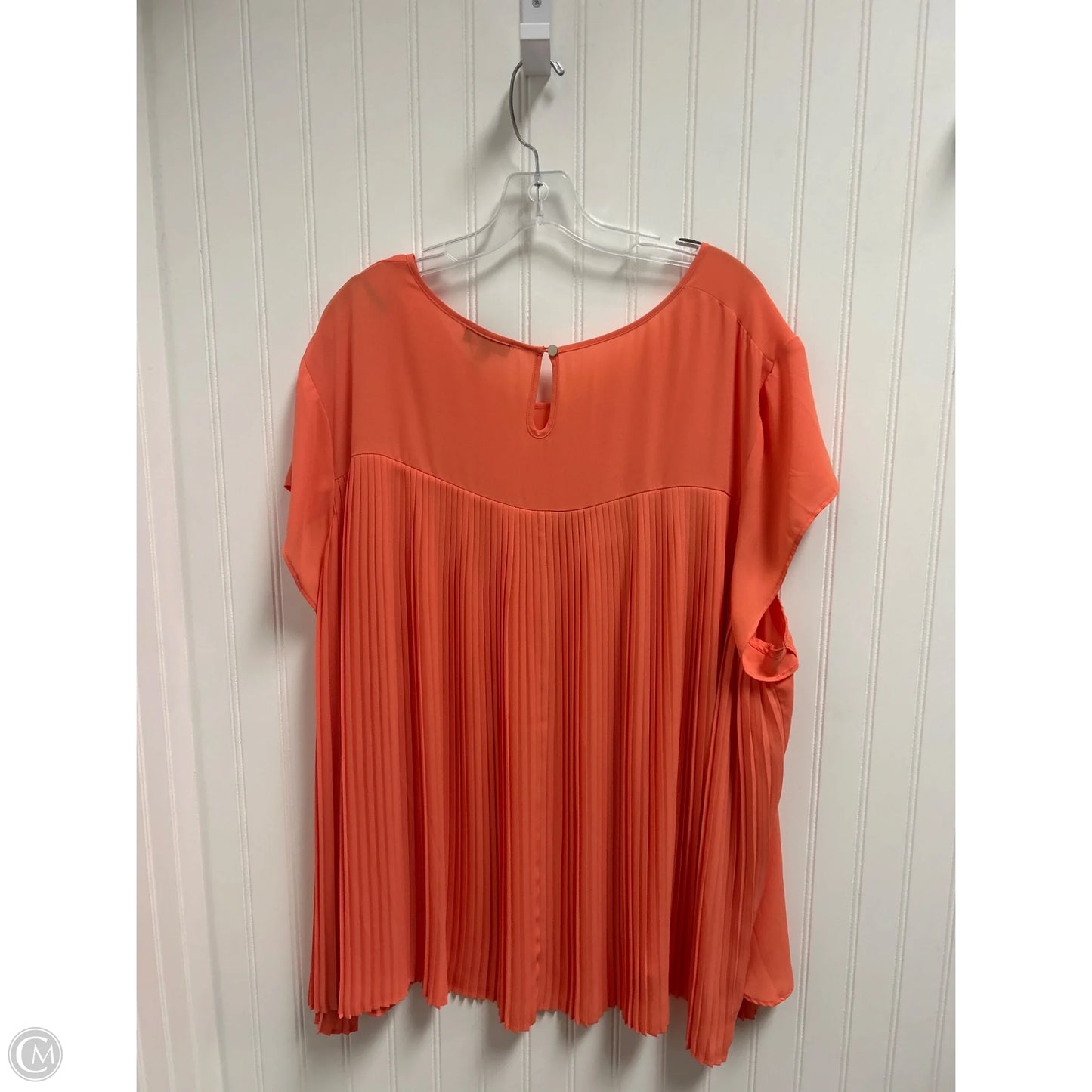 Top Sleeveless By Clothes Mentor In Orange, Size: 3x
