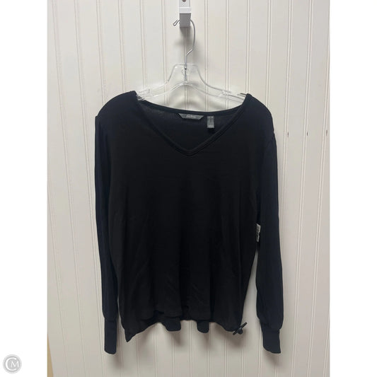 Top Long Sleeve Basic By Any Body In Black, Size: M