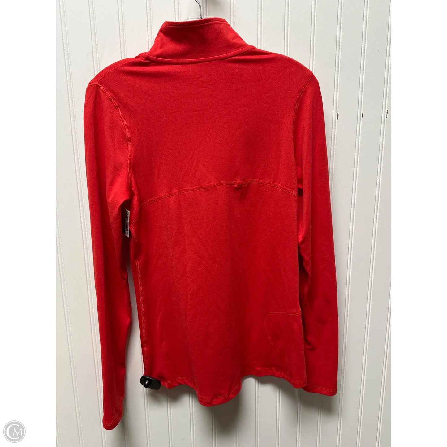 Athletic Sweatshirt Collar By Champion In Orange, Size: S