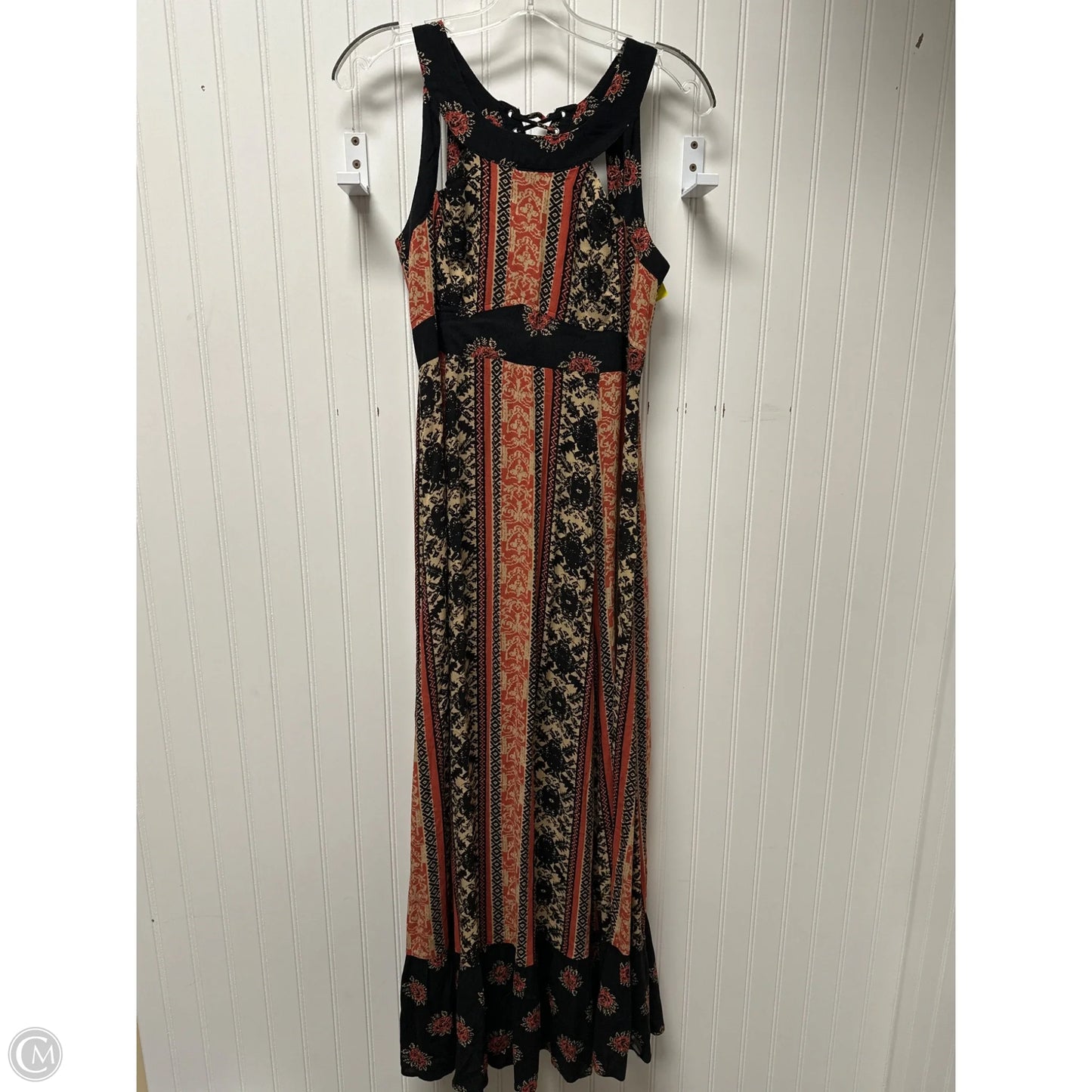 Dress Casual Maxi By Free People In Black & Red, Size: S