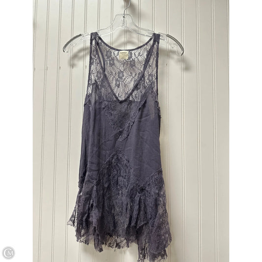 Tunic Sleeveless By Free People In Purple, Size: Xs