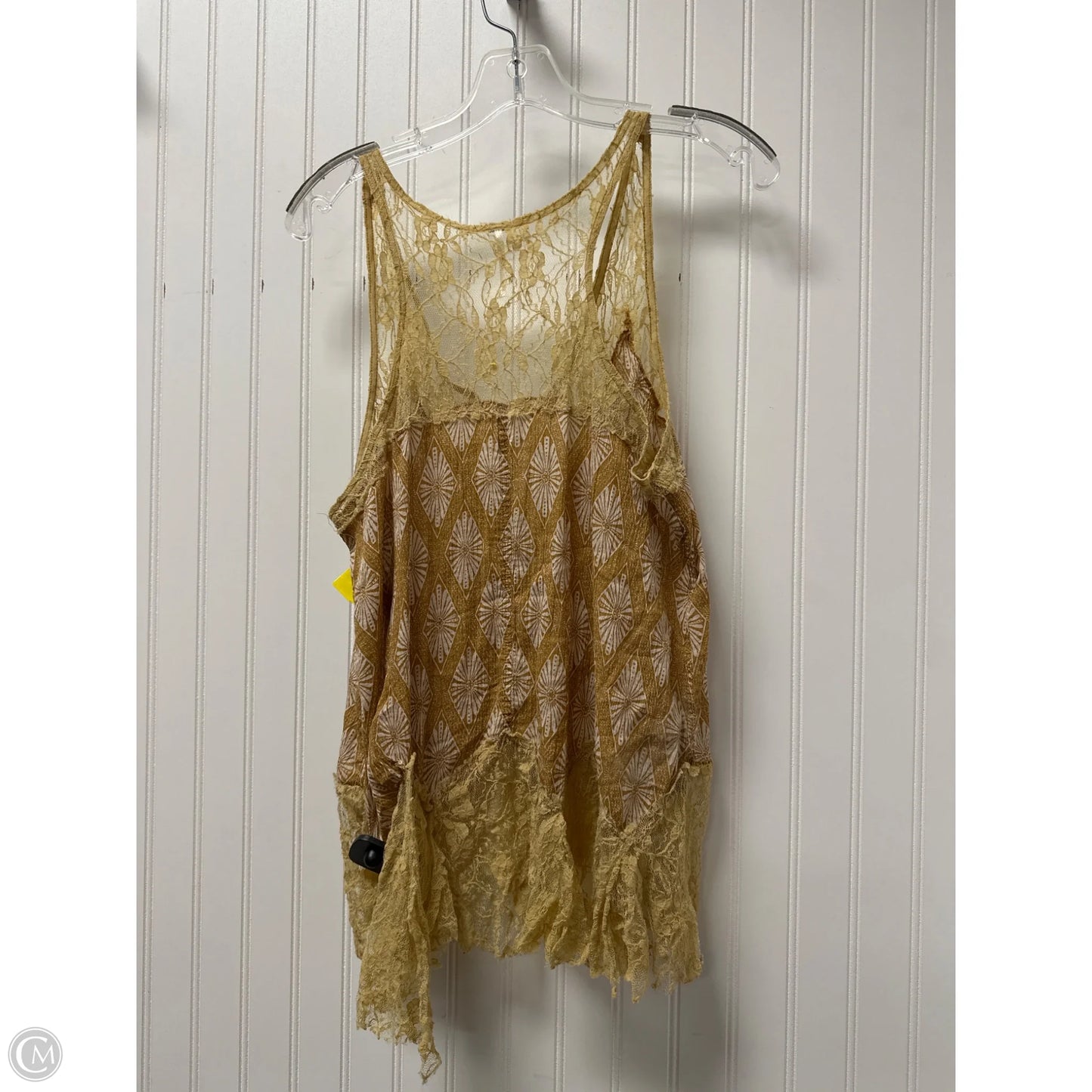 Tunic Sleeveless By Free People In Tan, Size: Sp