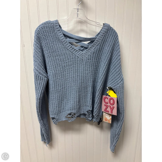 Sweater By Clothes Mentor In Blue, Size: Xl
