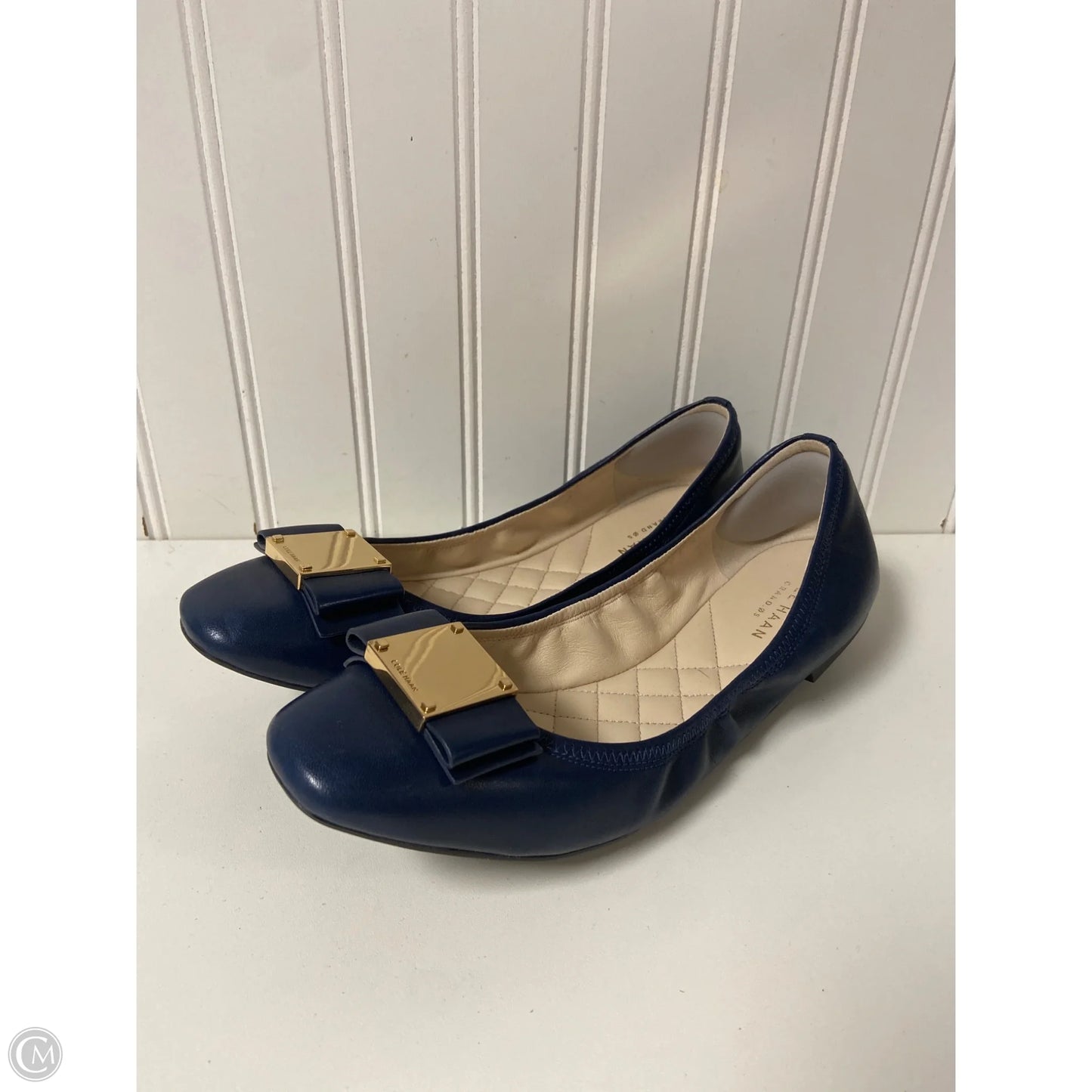 Shoes Flats By Cole-haan In Blue, Size: 8