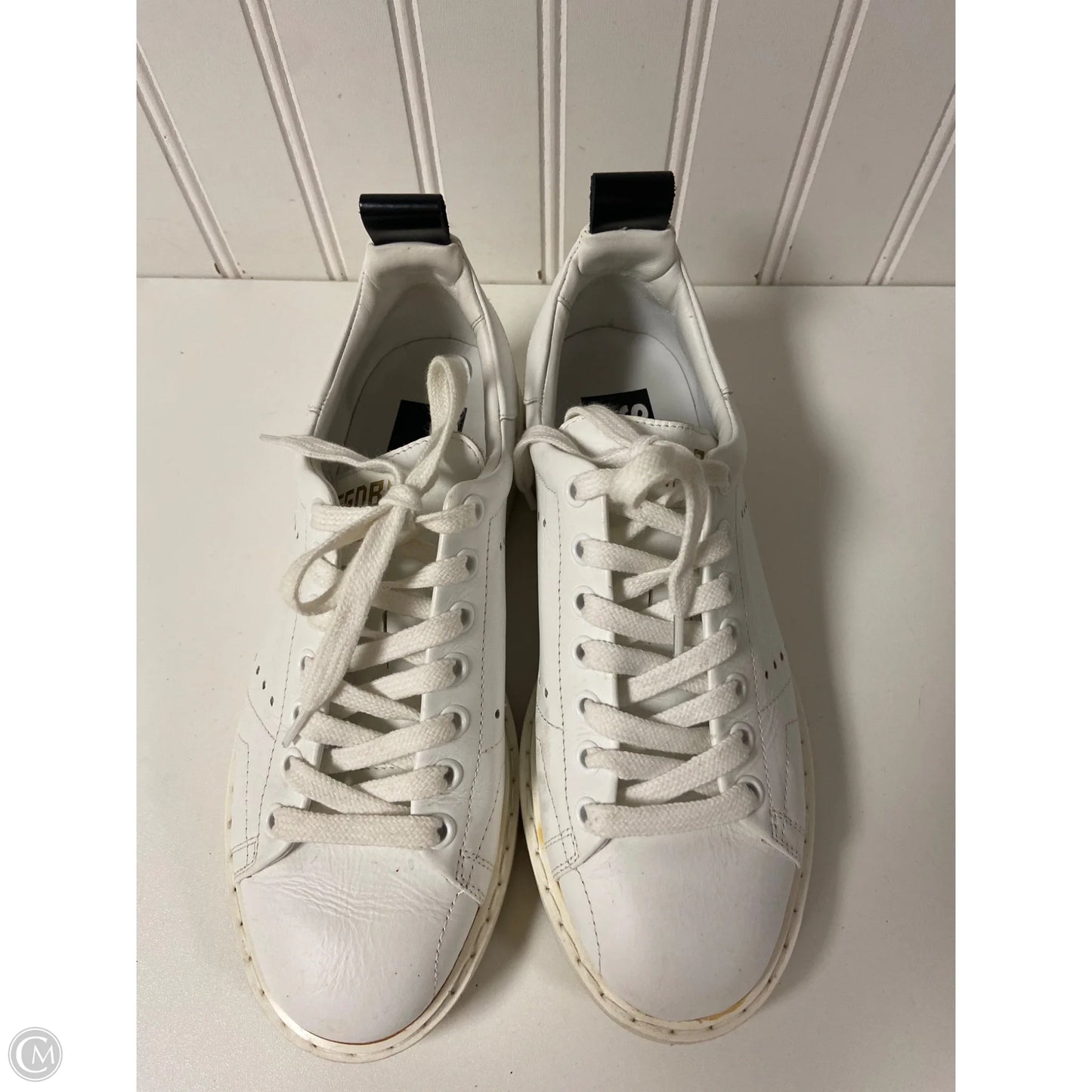 Shoes Luxury Designer By Golden Goose In White, Size: 6.5