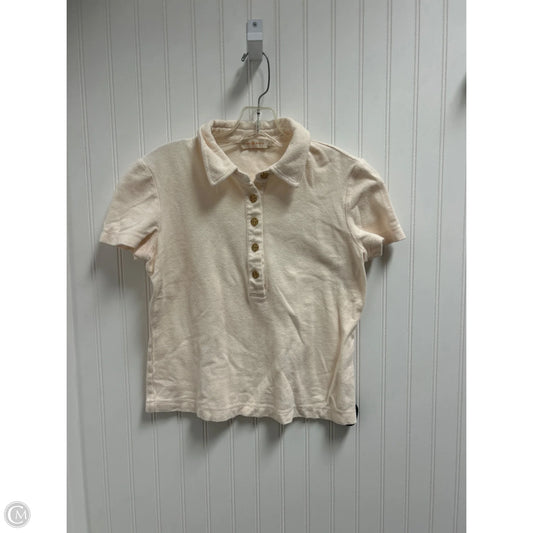 Top Short Sleeve Designer By Tory Burch In Orange, Size: S