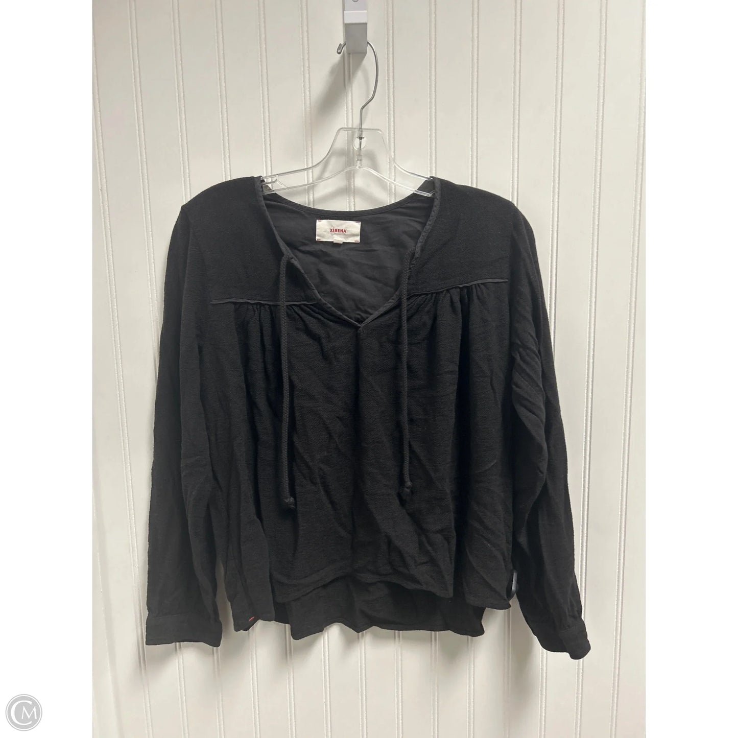 Top Long Sleeve By Clothes Mentor In Black, Size: S