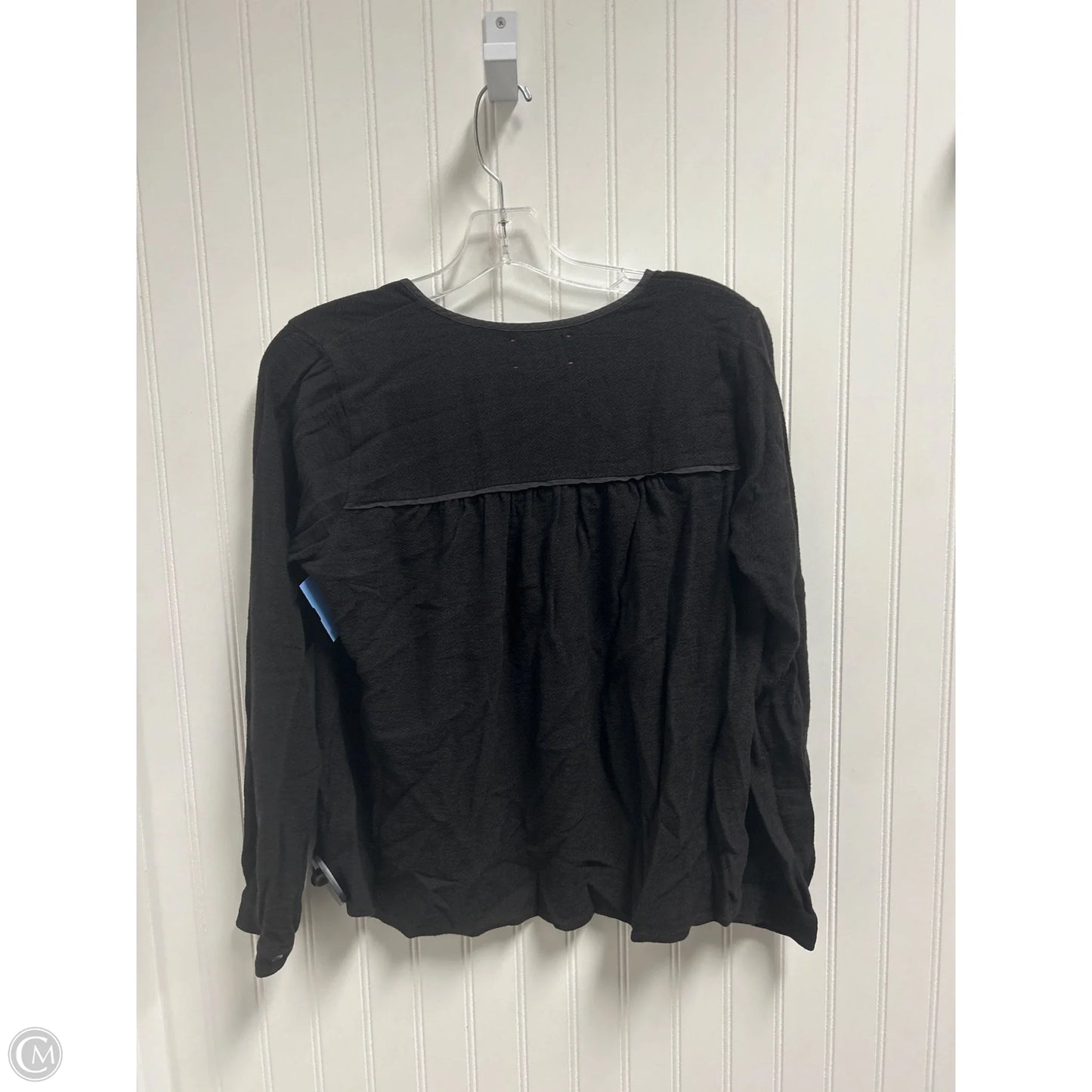Top Long Sleeve By Clothes Mentor In Black, Size: S