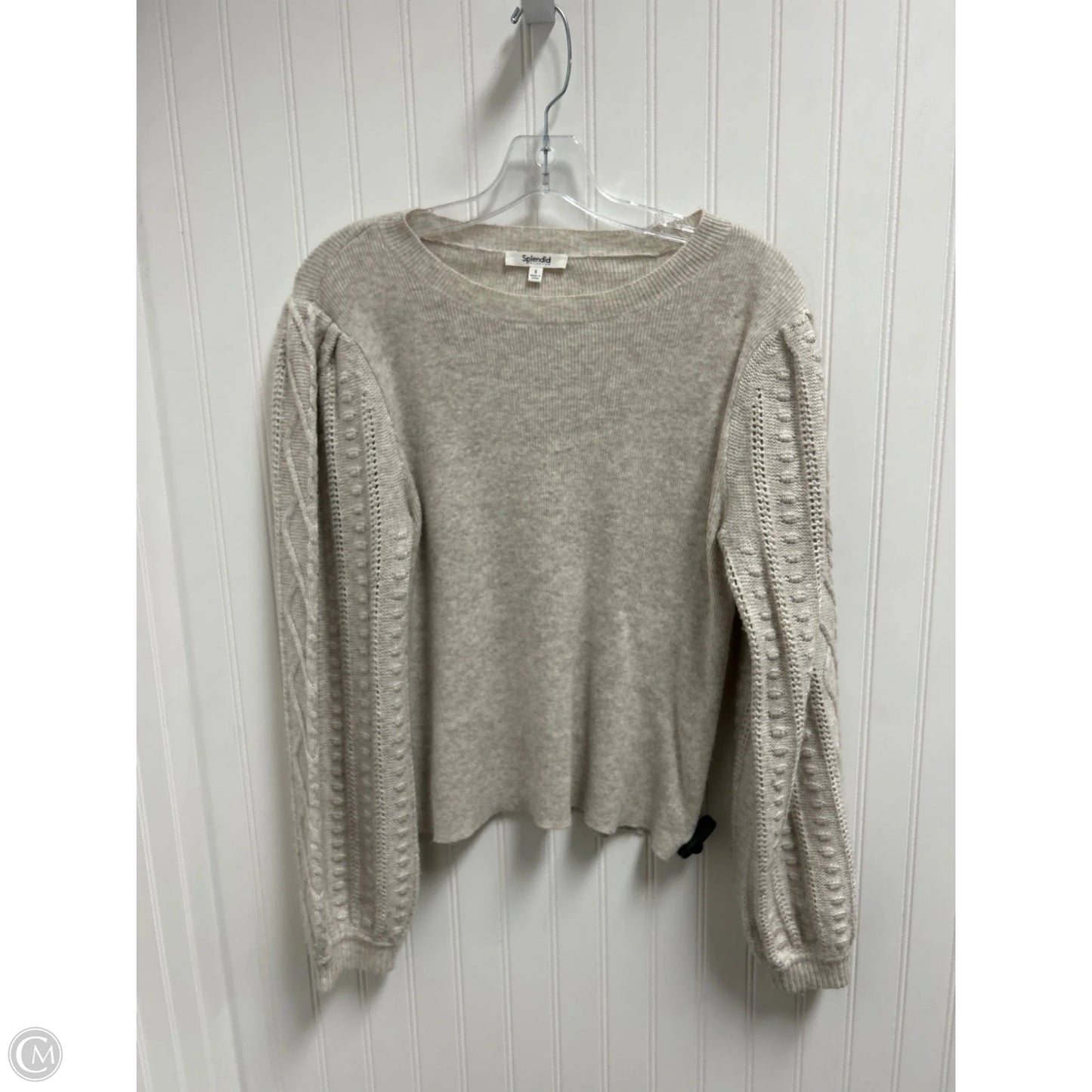 Sweater By Splendid In Grey, Size: S