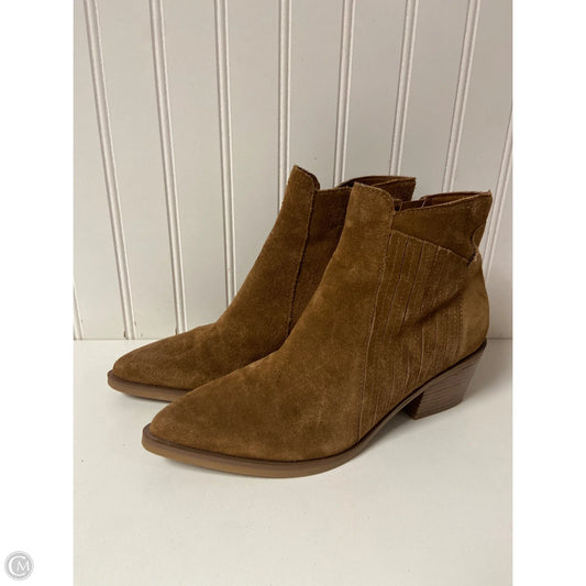 Boots Ankle Heels By Dolce Vita In Brown, Size: 7.5