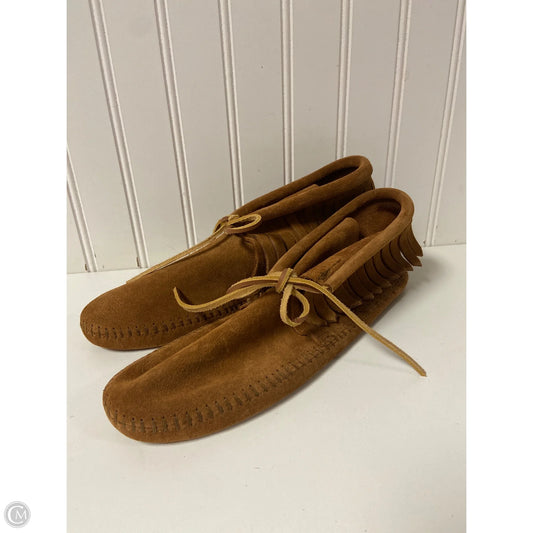 Slippers By Minnetonka In Tan, Size: 9.5