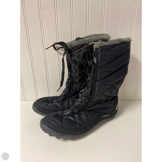Boots Snow By Columbia In Navy, Size: 7.5