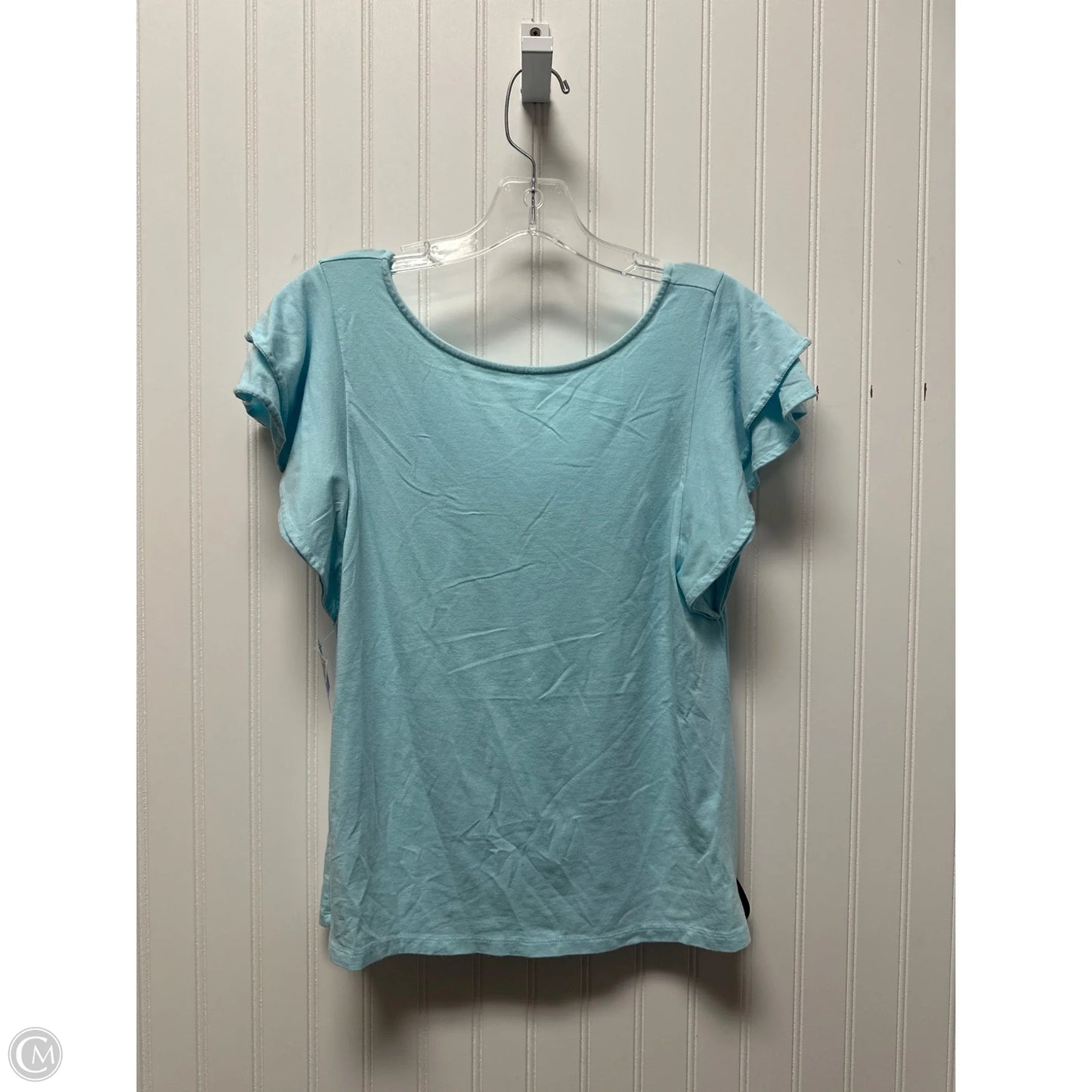 Top Short Sleeve Designer By Lilly Pulitzer In Blue, Size: S