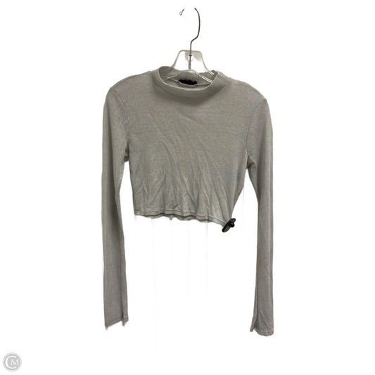 Top Long Sleeve By La Hearts In Silver, Size: S