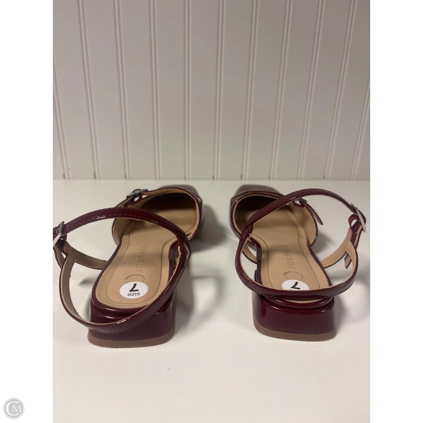 Shoes Heels Block By Journee In Red, Size: 7