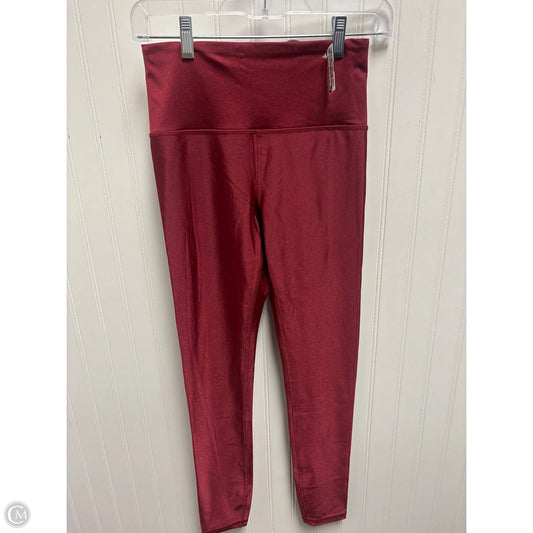 Athletic Leggings By Athleta In Red, Size: Sp