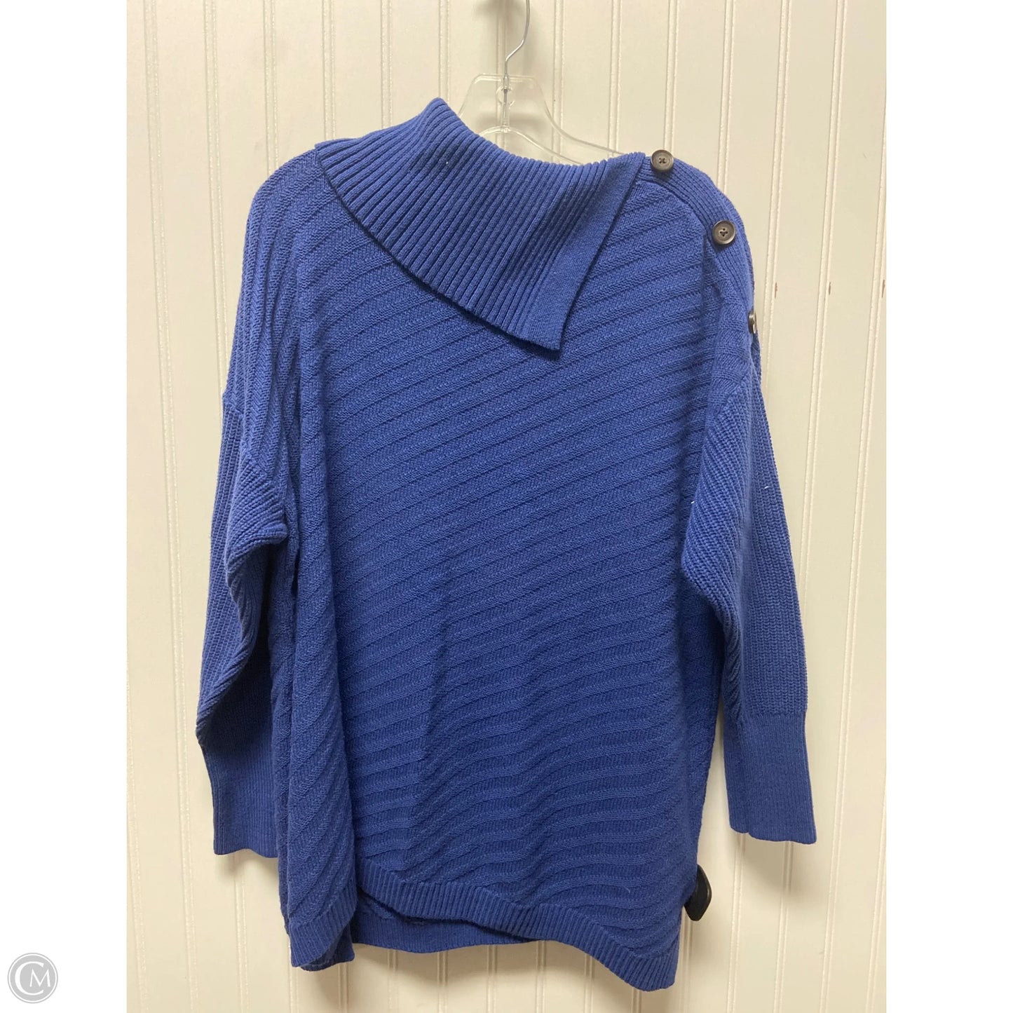 Sweater By Style And Company In Blue, Size: 2x