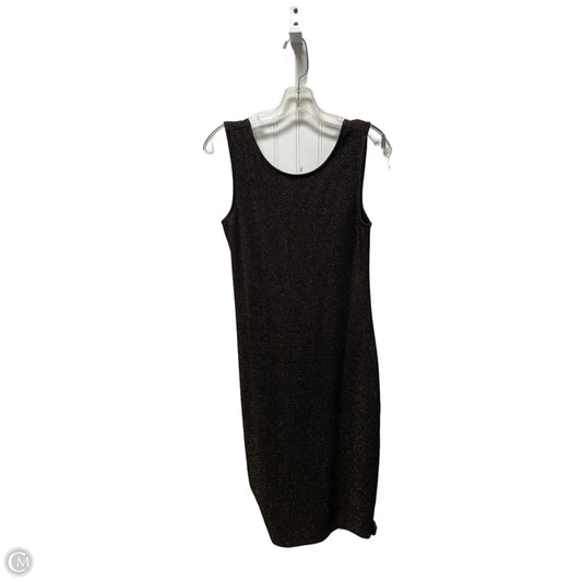 Dress Casual Midi By Gap In Black & Gold, Size: S