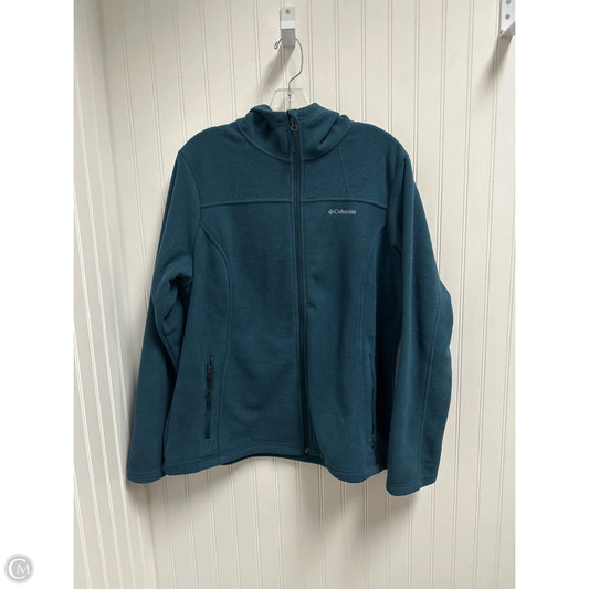 Jacket Fleece By Columbia In Teal, Size: Xl