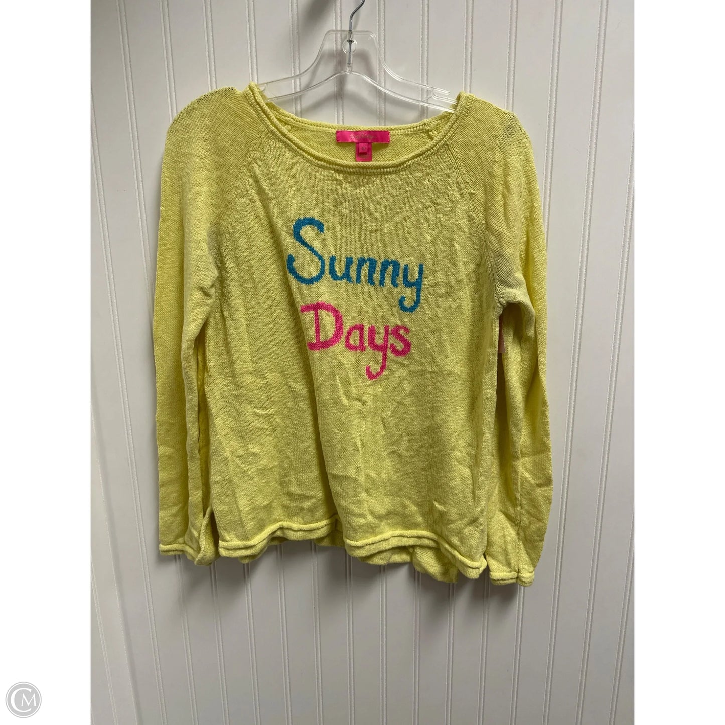 Sweater Designer By Lilly Pulitzer In Yellow, Size: M