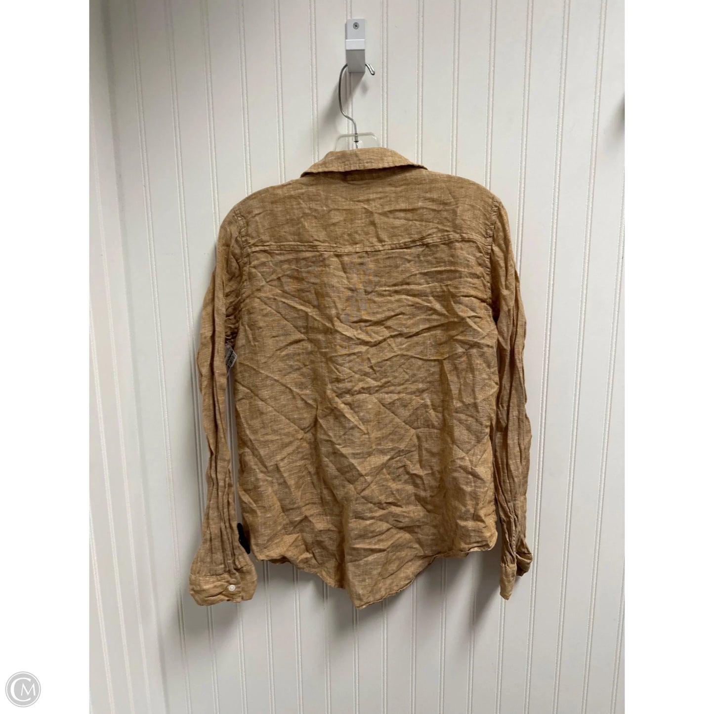 Top Long Sleeve Designer By Lilly Pulitzer In Tan, Size: S
